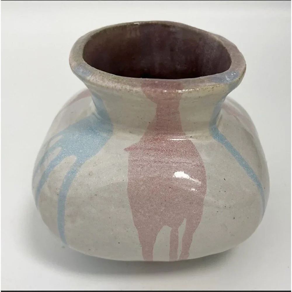 Vintage Studio Art Pottery Ceramic Glaze Vase